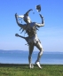 Preview: Harlequin park sculpture stainless
